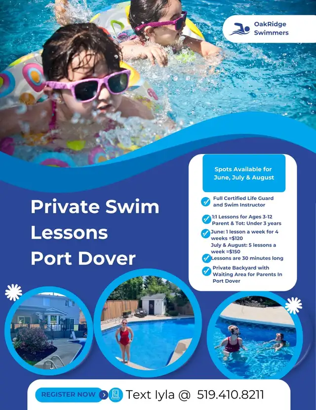 Summer Swimming Lessons - Port Dover