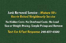 JUNK REMOVAL -AFFORDABLE -SIMPLE FAST PICKUP