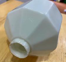 Antique Milk Glass Lighting Rod Globe - Photo 2