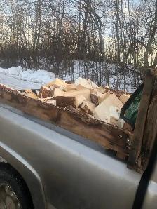 SPRUCE FIREWOOD 1/2 cord split dry Rd area $160delivered stacked