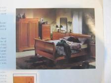 HPL Mobilier Louis Philippe Heritage Collection Wood Sleigh Bed - Photo 4