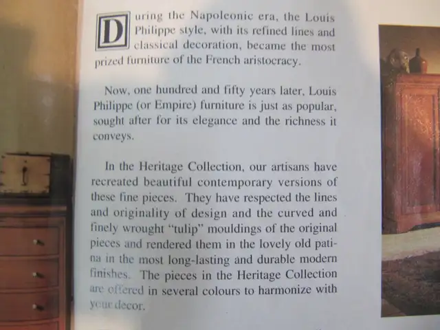 HPL Mobilier Louis Philippe Heritage Collection Wood Sleigh Bed - Photo 6