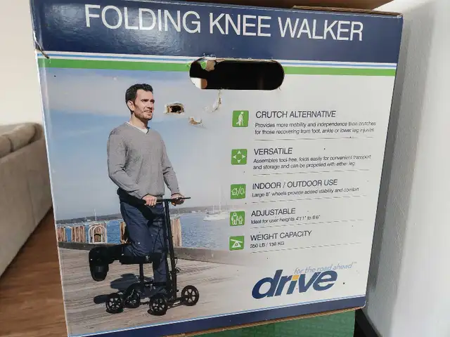 folding knee walker - Photo 2