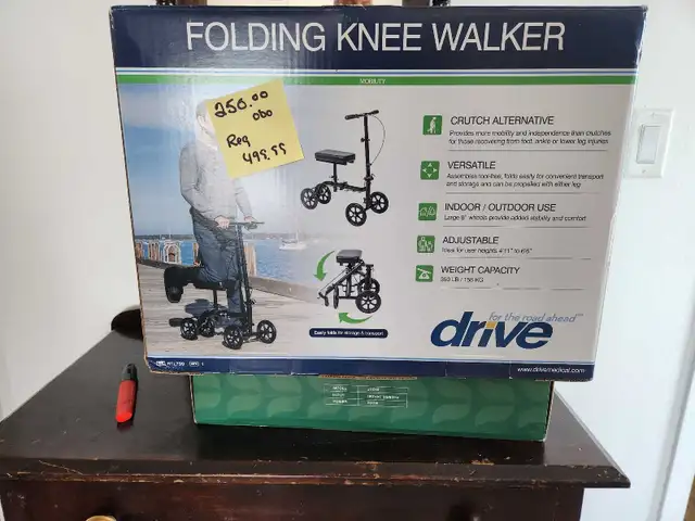 folding knee walker - Photo 3