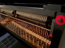 Kawai NS-25 Upright Piano – Polished Ebony – Adjustable Bench - Photo 4