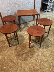 Mid-Century Danish Teak Nesting Tables by Poul Hundevad, 1960s - Photo 4