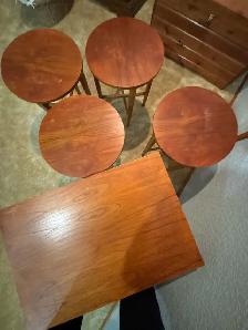 Mid-Century Danish Teak Nesting Tables by Poul Hundevad, 1960s - Photo 5
