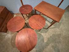 Mid-Century Danish Teak Nesting Tables by Poul Hundevad, 1960s - Photo 6