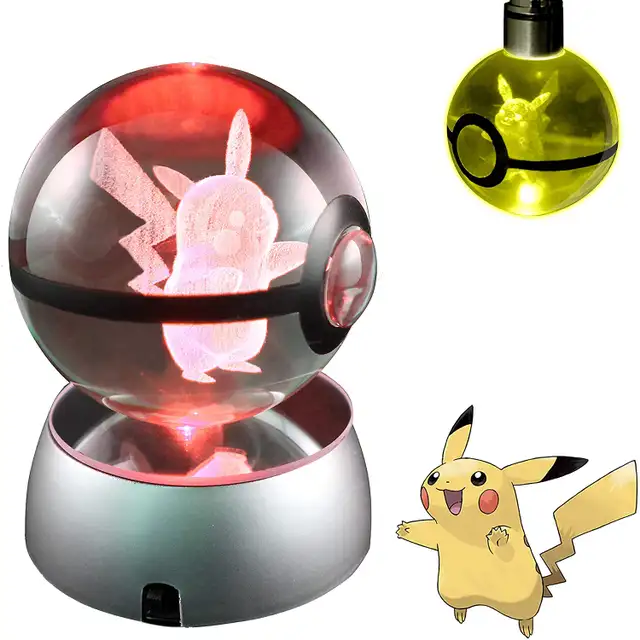Glass light up PokeBalls (BNIB) - Photo 4