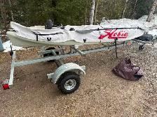 Hobie outback mirage pedal kayak and trailer package mint ! - Photo 8