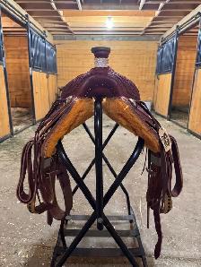 Youth Team Roping Saddle - Photo 4