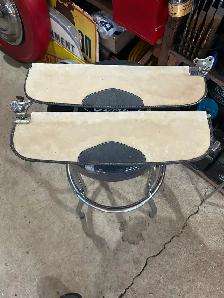 Vintage Chevy car inside visors