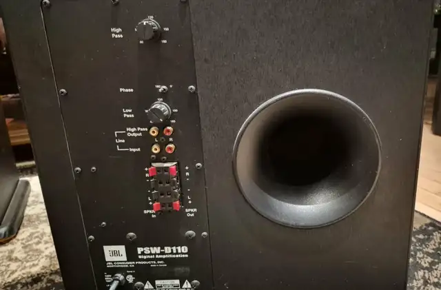 JBL 10' POWERED SUBWOOFER – PSW-D110 – DEEP BASS – $150 - Photo 5