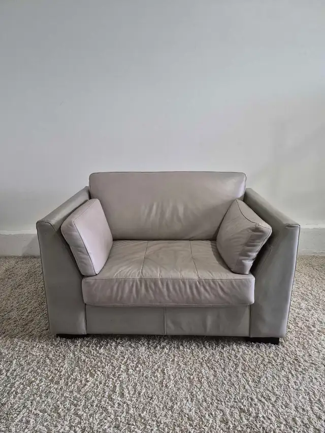 FREE DELIVERY Single Sofa Leather Armchair/Accent Chair/Lounge - Photo 9