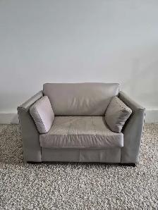 FREE DELIVERY Single Sofa Leather Armchair/Accent Chair/Lounge - Photo 9