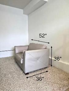 FREE DELIVERY Single Sofa Leather Armchair/Accent Chair/Lounge - Photo 10