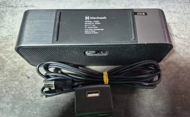 BLUETOOTH SPEAKER – PORTABLE – NFC PAIRING – TESTED – $20 - Photo 4