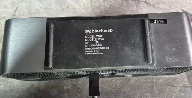 BLUETOOTH SPEAKER – PORTABLE – NFC PAIRING – TESTED – $20 - Photo 5