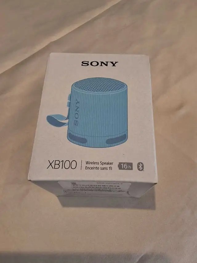 Sony XB100 Portable Bluetooth Speaker NEW