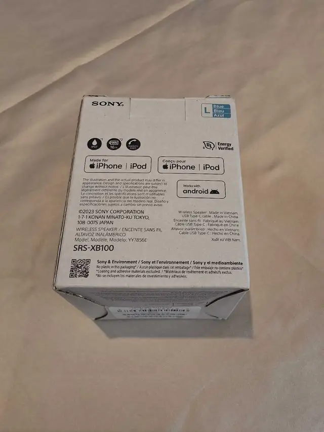 Sony XB100 Portable Bluetooth Speaker NEW - Photo 2