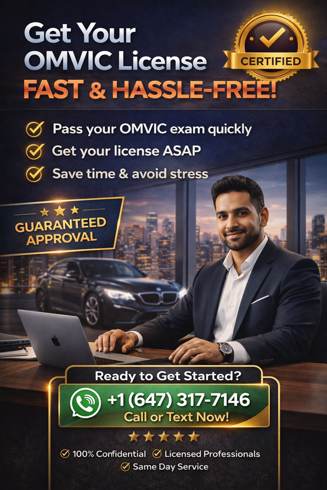 OMVIC Exam Help Get LICENSE – Pass First Try Ontario