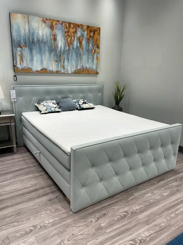 NEW - KING BED - Double Storage - Mattress Included