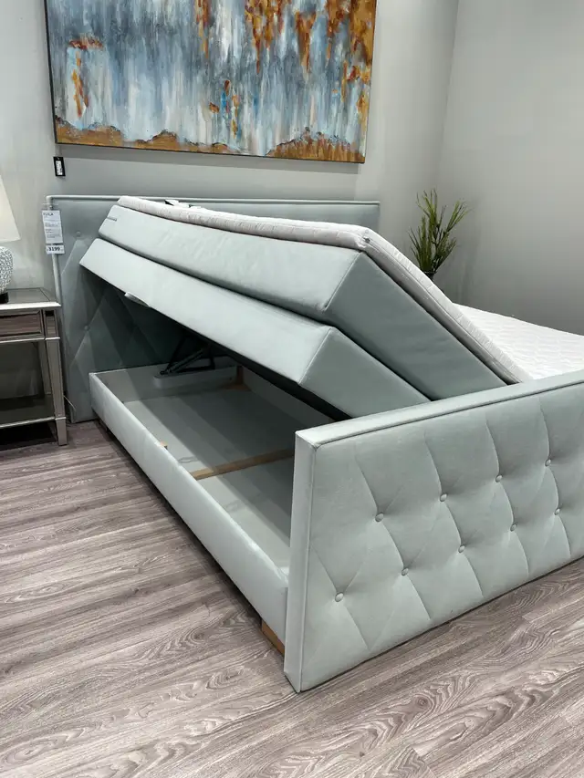 NEW - KING BED - Double Storage - Mattress Included - Photo 2