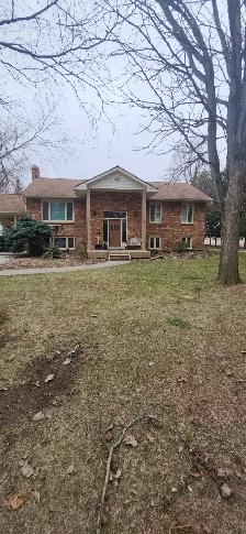 Brick raised ranch set on 18 workable acres