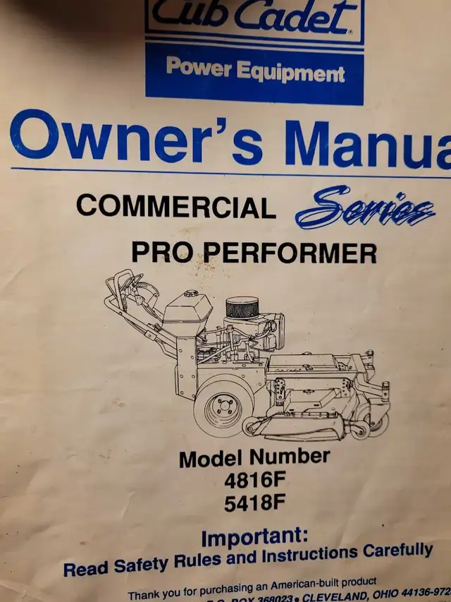 Lawn & Garden equipment mechanic