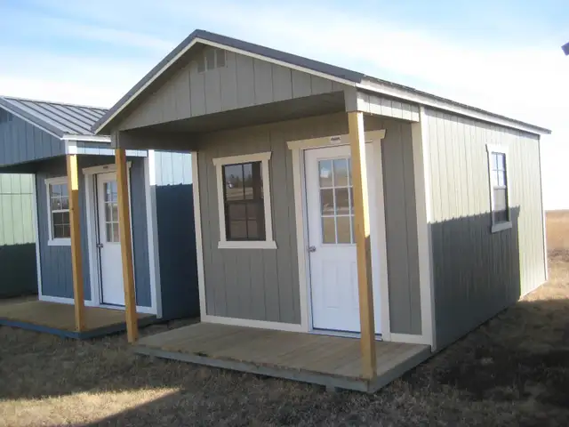 SALE 5% OFF! BRAND NEW 10x20 Cabin/ShedFront deck/porch