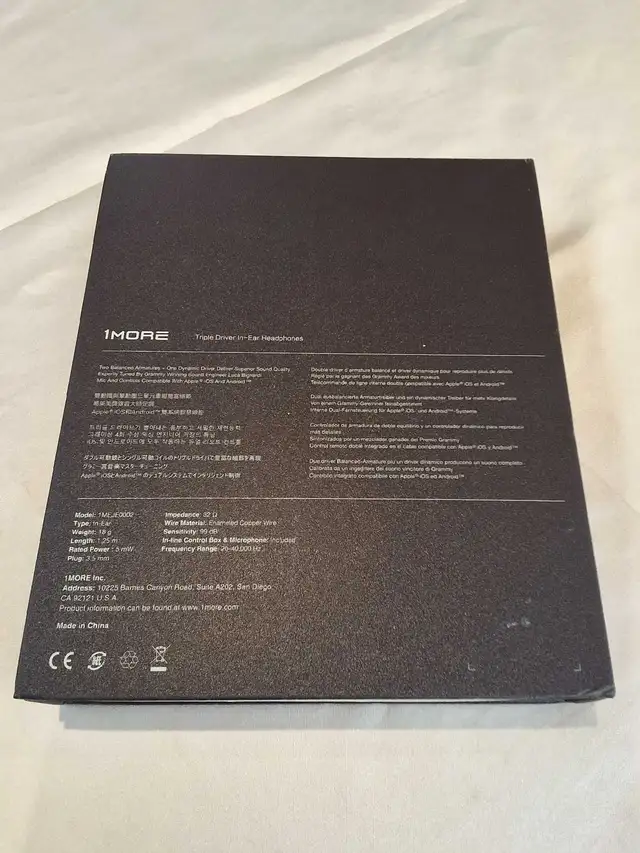 1More Triple Driver Wired Earbuds NEW - Photo 2