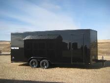 8.5x20 Enclosed Cargo Trailer BRAND NEW Smooth Side Beavertail