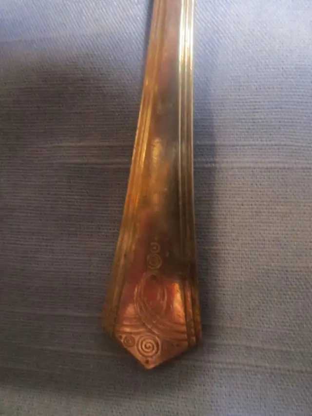 #2-12C  AURORA silverware set for 8