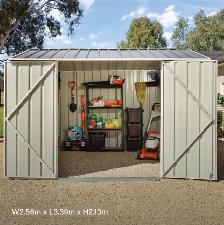 8x11 Metal Shed – Durable Galvanized Steel Storage