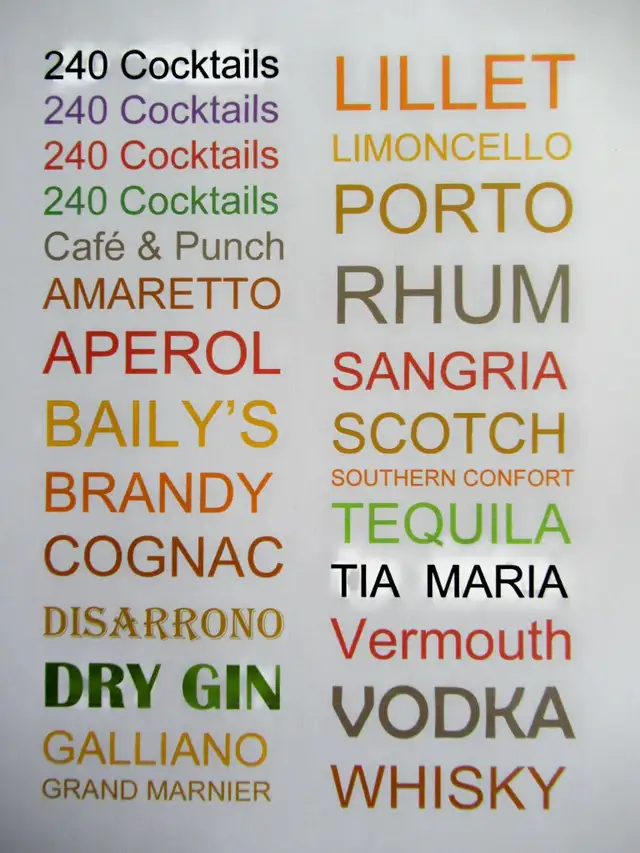Livret de 240 Cocktails