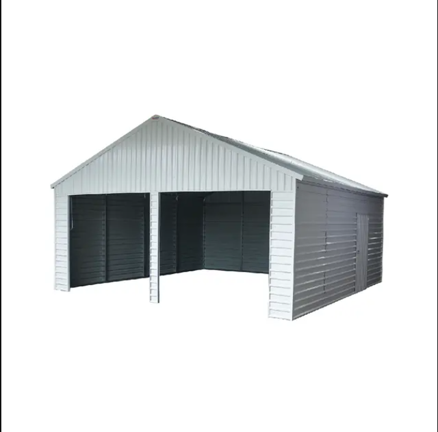21x19 Double Garage Metal Shed – Heavy Duty Storage - Photo 2