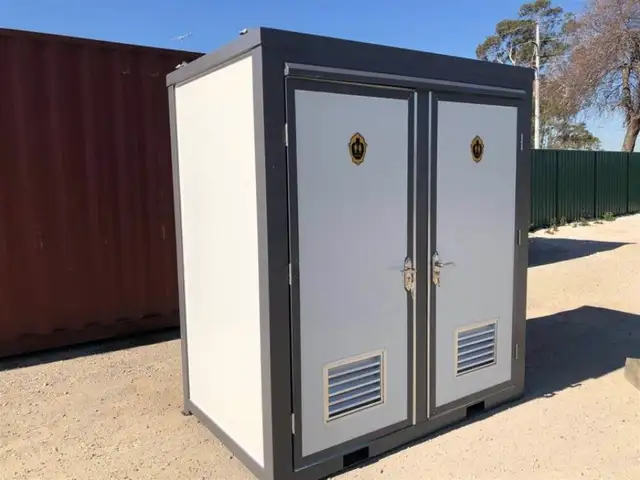Heavy Duty Double Portable Toilet – Site Ready