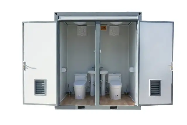 Heavy Duty Double Portable Toilet – Site Ready - Photo 2