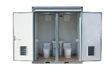 Heavy Duty Double Portable Toilet – Site Ready - Photo 2