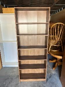 Free delivery used Tall Wooden Bookshelf
