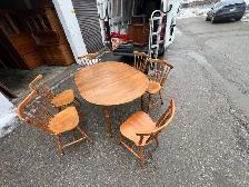 Free delivery Wooden Dining Table with 6 Chairs - Photo 7
