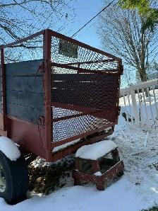 Remorque à bois basculante (Hydraulique) – 10' x 6' – - Photo 7