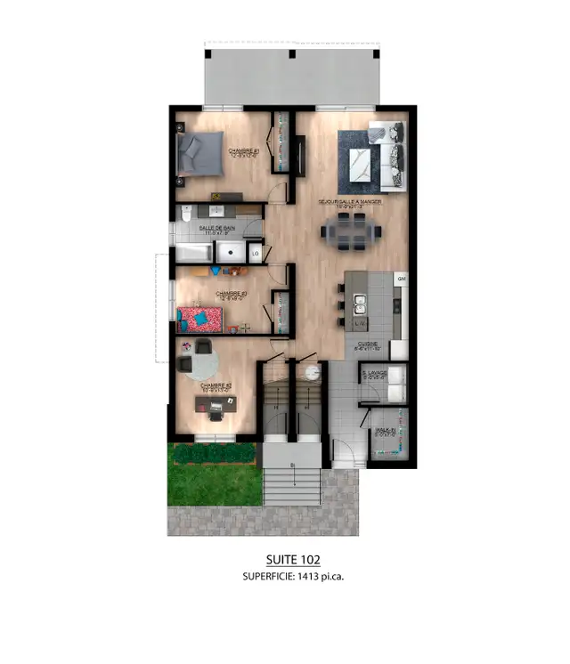 CONDO 5 1/2 À LOUER, DANS LES JARDINS DU COTEAU , MASCOUCHE - Photo 8