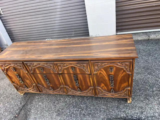 Free delivery used Vintage Wooden Dresser