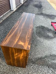 Free delivery used Vintage Wooden Dresser - Photo 7