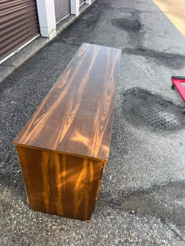 Free delivery used Vintage Wooden Dresser - Photo 8