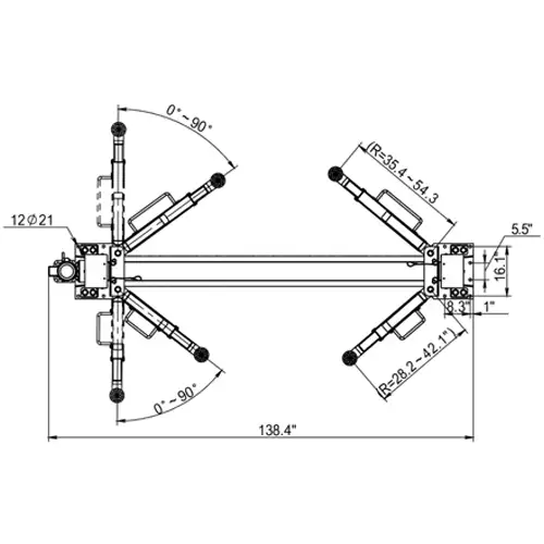 10,000lb Two Post Lift – Professional Automotive Use - Photo 7