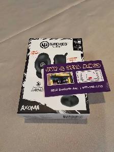 Wicked Audio Axoma Bluetooth Earbuds NEW