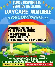 Place disponible service de garde poup enfa MIRABEL ST JANVIER