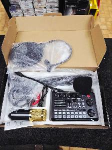 Microphone avec accessoires